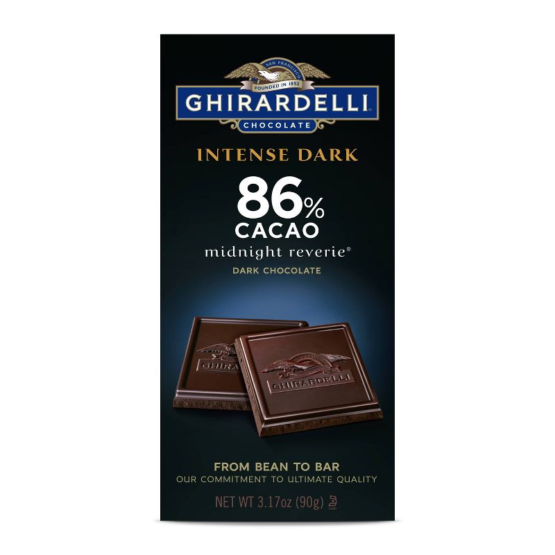 Ghirardelli Intense Dark 86% Midnight Reverie Chocolate Bar - 3.17oz