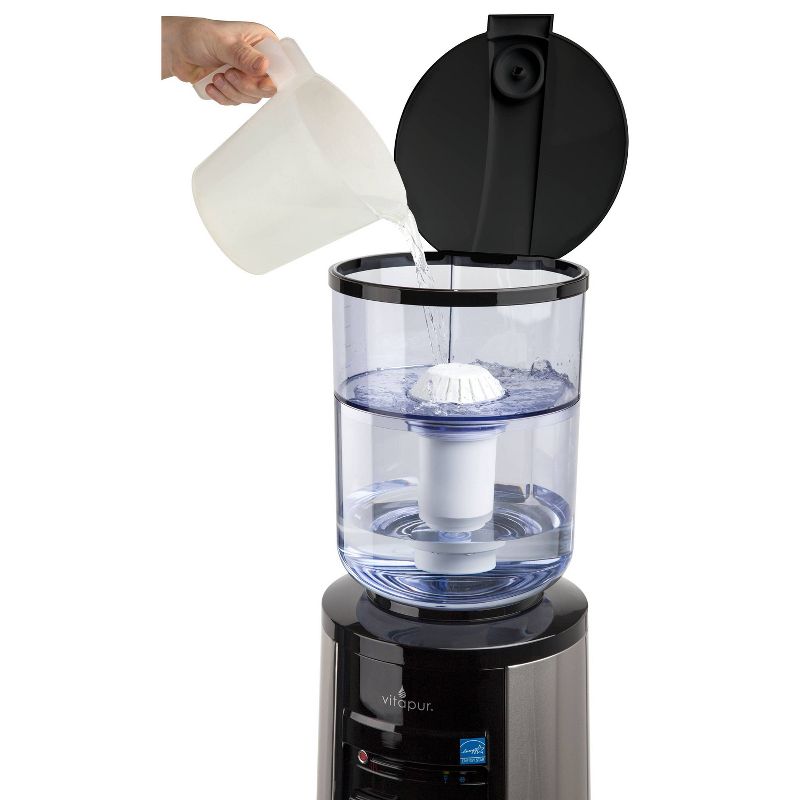 ZeroWater 8 Cup Round Water Pitcher + Free Water Quality Meter