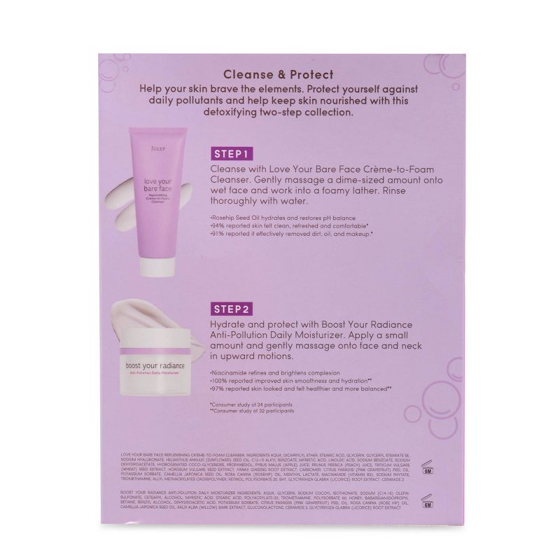 Julep Cleanse and Protect Daily Defense Duo