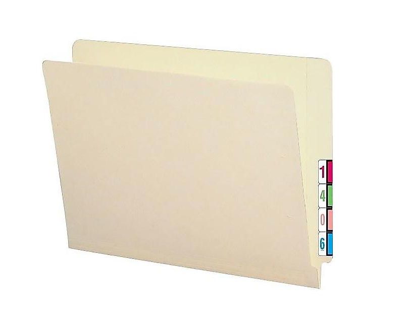 Smead Single Digit End Tab Labels Number 0 Pink 500/Roll 67370