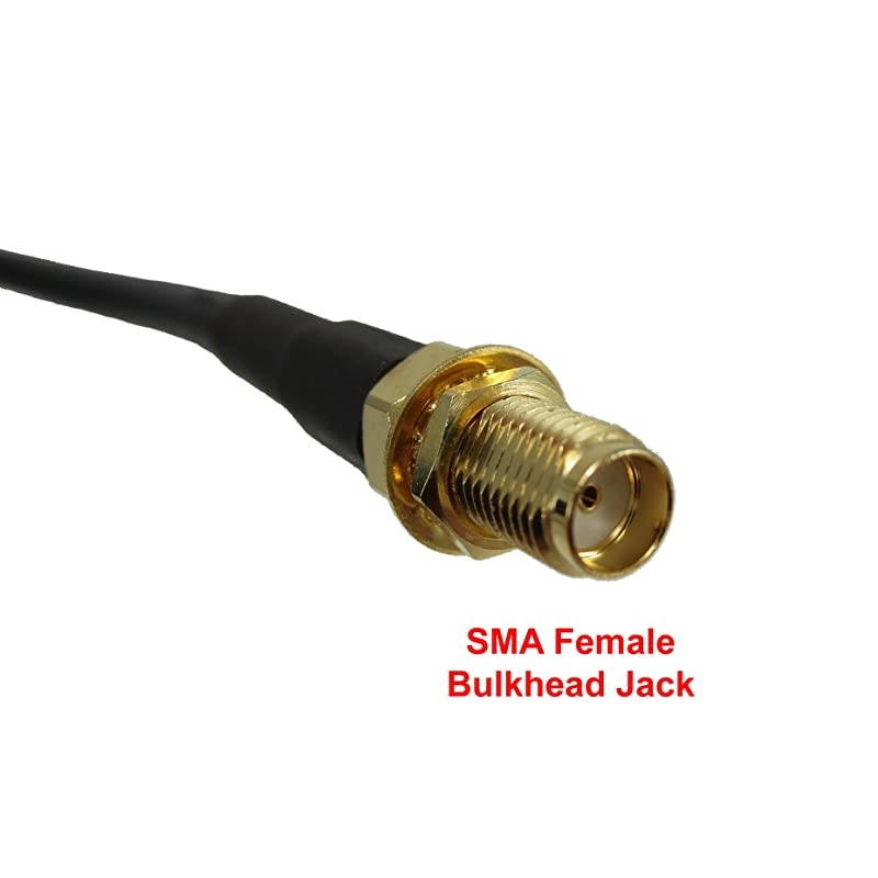 15 ft Low-Loss Coax Extension Cable (50 Ohm) - SMA Male to SMA Female - Antenna Lead Extender for 3G/4G/LTE/Ham/ADS-B/GPS/RF Radio Use (Not for TV or WiFi)