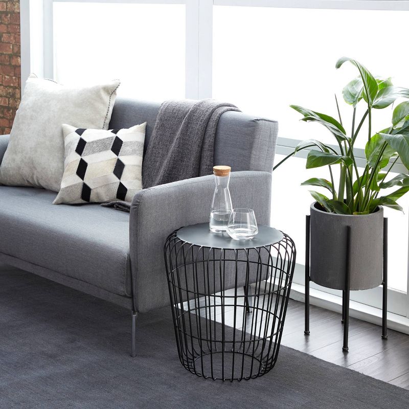 Metal Patio Accent Table - Olivia & May