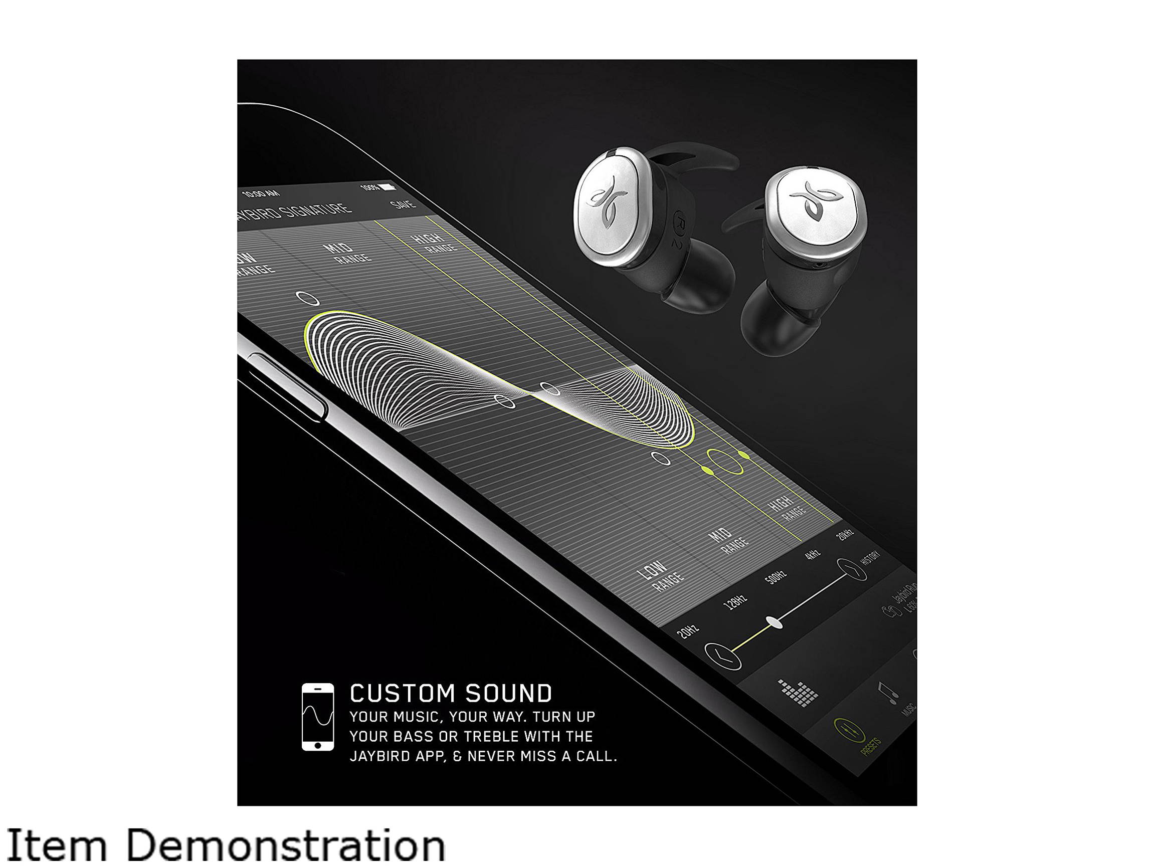 JayBird RUN In-Ear Wireless Bluetooth Headphones, Drift, 985-000689