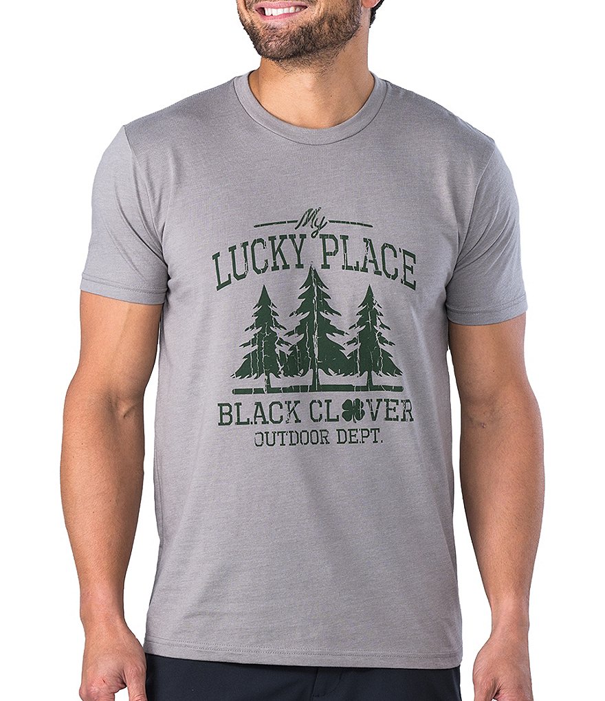 BLACK CLOVER Lucky Place Short-Sleeve Graphic T-Shirt