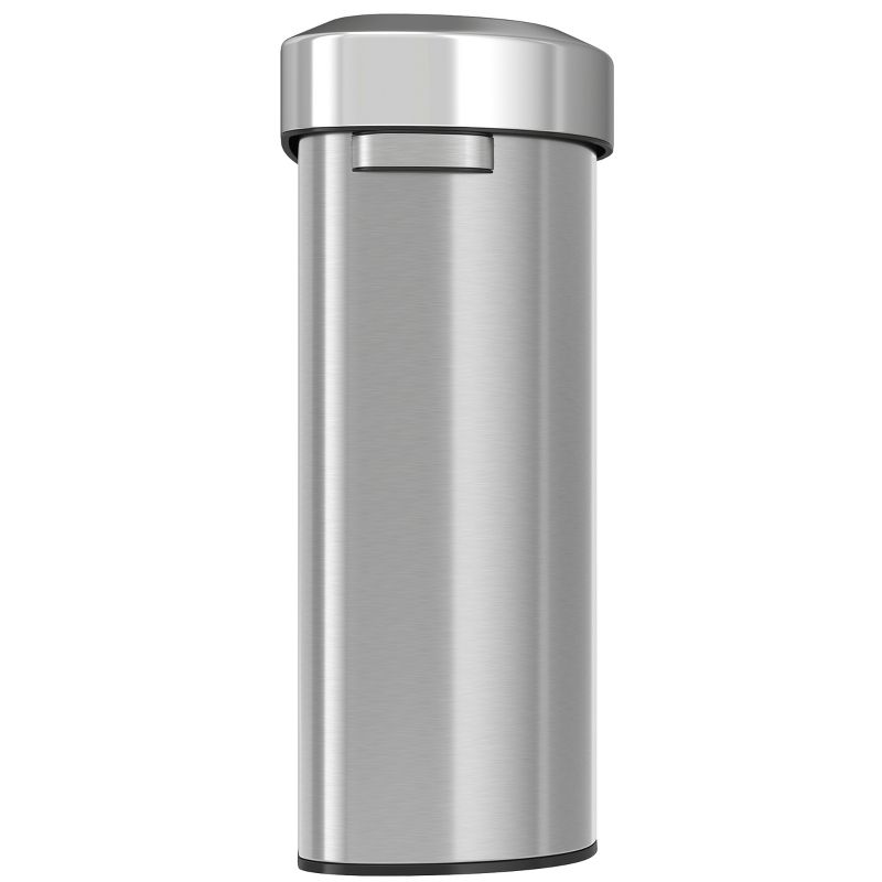 Rubbermaid 8 Quart Traditional Square Top Bedroom, Bathroom, and Office Wastebasket Trash Can, White (2 Pack)