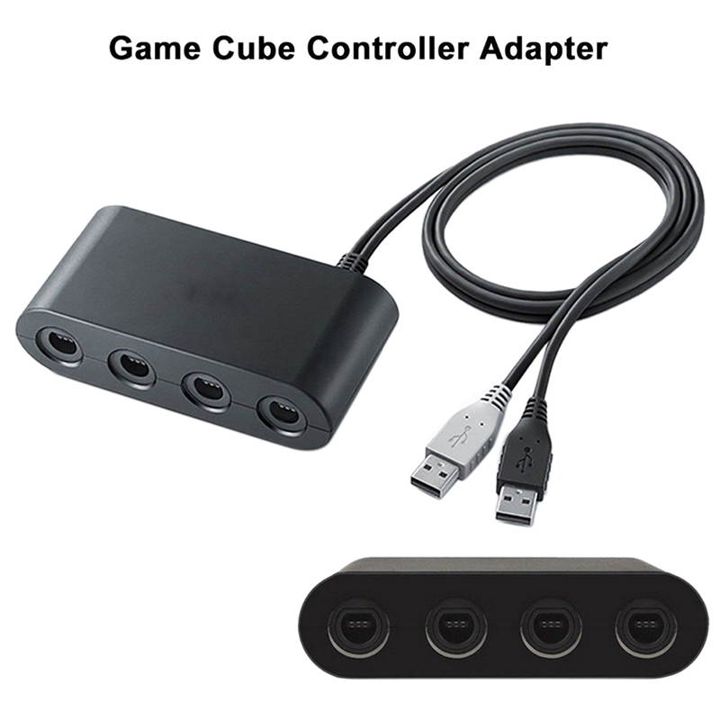 4 Ports For PC Game Accessory For GameCube GC Controllers USB Adapter Converter For Nintendo Wii U PC NGC