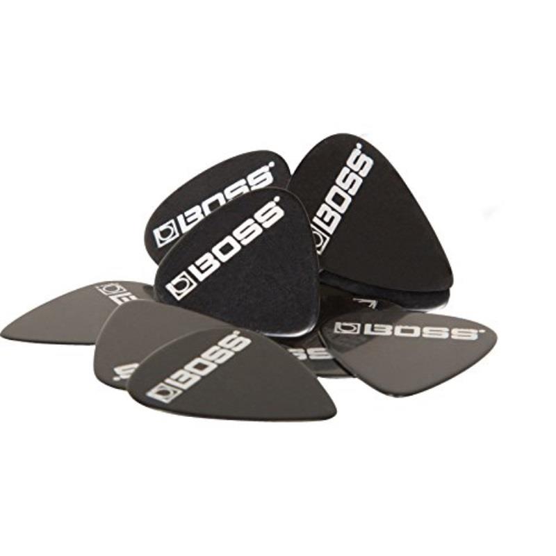 boss bpk12bm celluloid pick medium black 12 pack