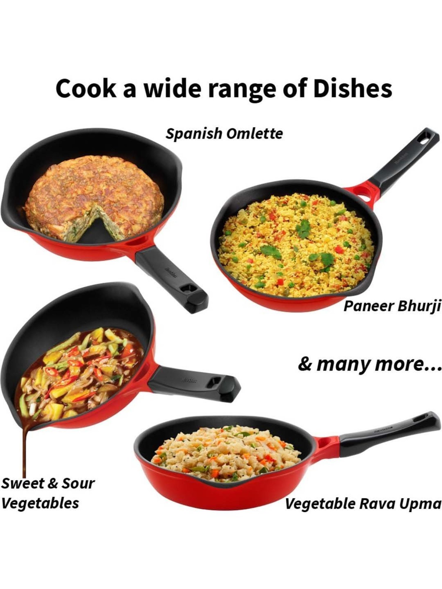 Hawkins Die-Cast Red Aluminium 24.1 cm Non-Stick Fry Pan - Set of 1