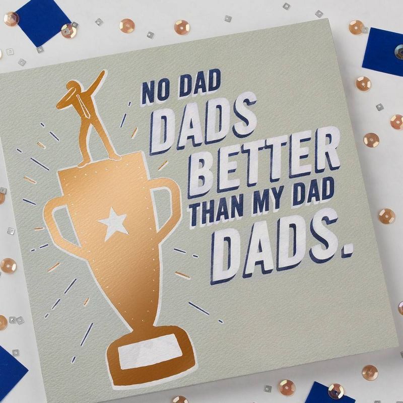 Father's Day Card Trophy