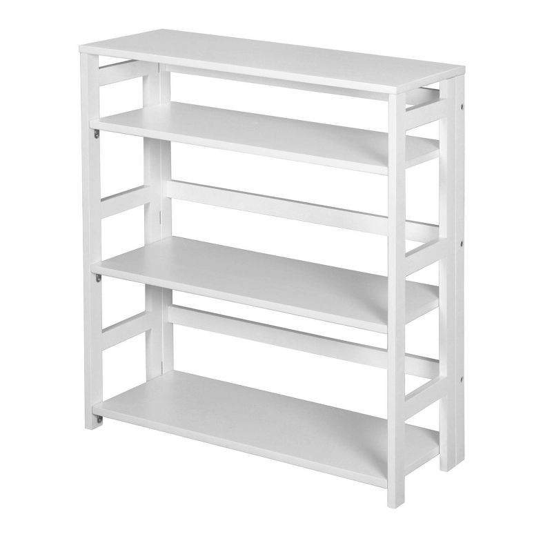 34" Cakewalk High Folding Bookcase White - Regency