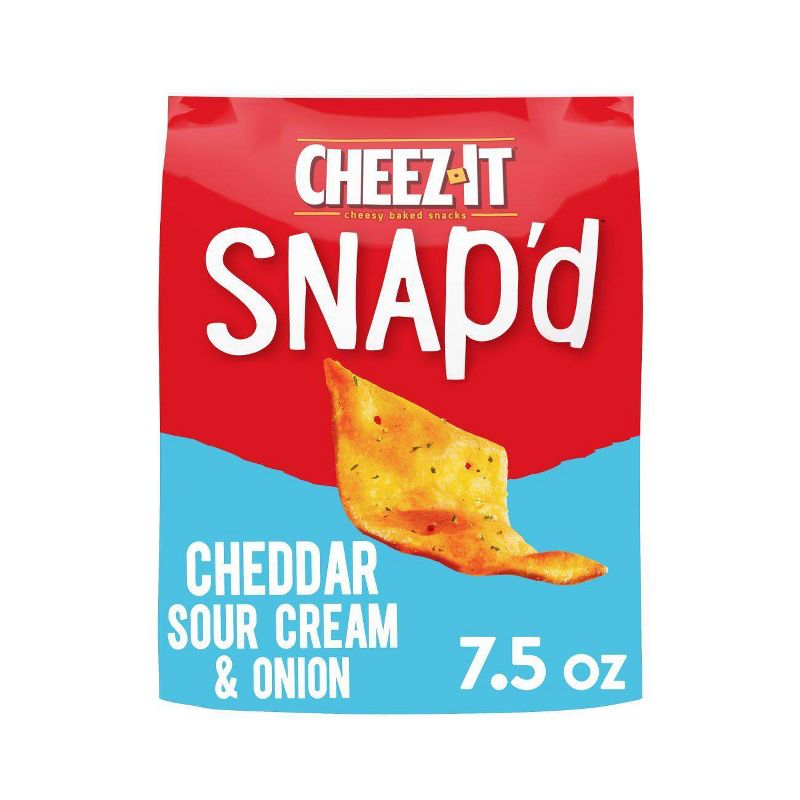 Cheez-It Snap'd Cheddar Sour Cream & Onion Crackers - 7.5oz