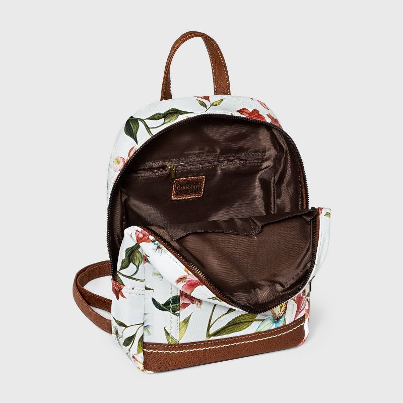 Concept Floral Print Backpack - White