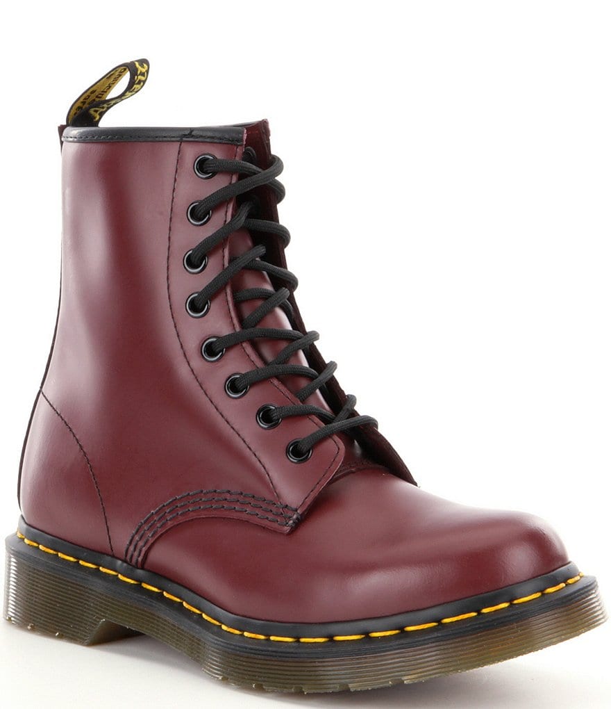 Dr. Martens Women's 1460 Smooth Leather Combat Boots