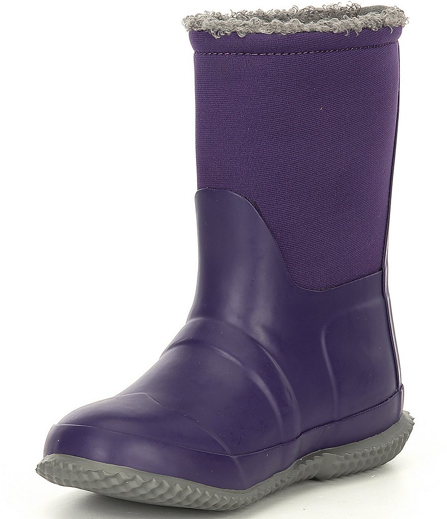 Hunter Girls' Original Insulated Roll Top Sherpa Winter Boots (Toddler)