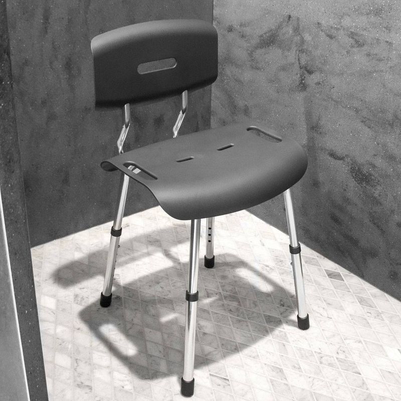 Heavy Duty Non-Slip Alum Tub and Shower Chair - HealthSmart