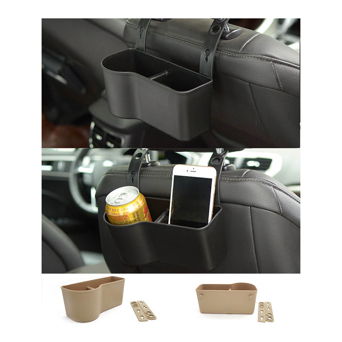 1 Set Car Mounted Phone Stand Sensing Phone Storage Bracket Car Phone Holder