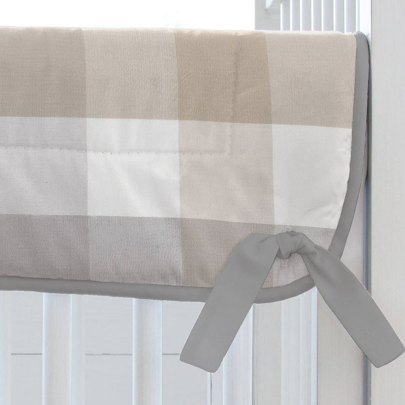 Trend Lab Short Gray Fleece Narrow Crib Rail Cover