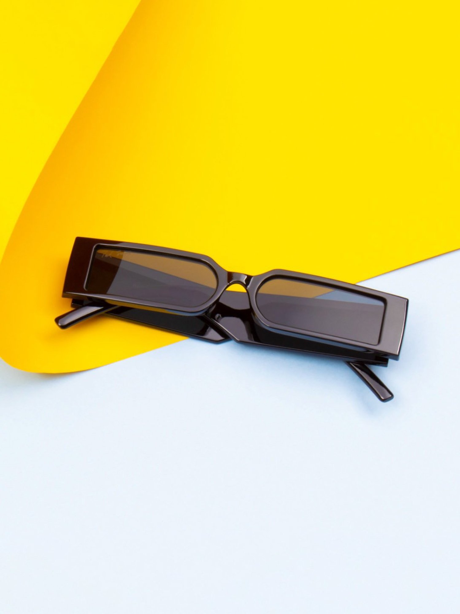 Ted Smith Grey Rectangular UV Protection Unisex Sunglasses