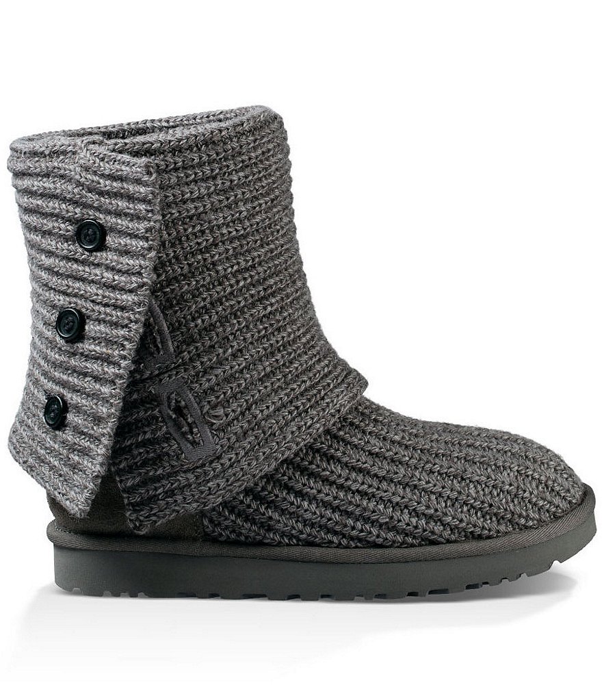 UGG&reg; Classic Cardy Button Detailed Knit Boots