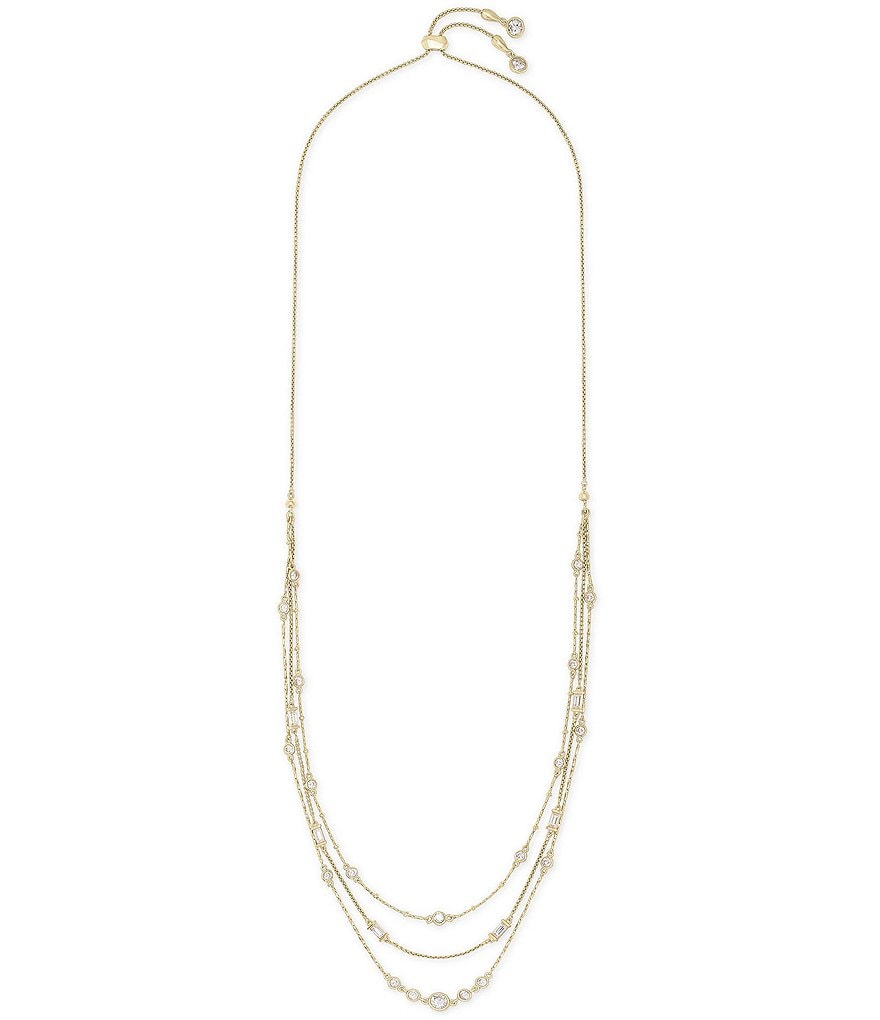 Kendra Scott Rina Multi Strand Necklace In Lustre Glass