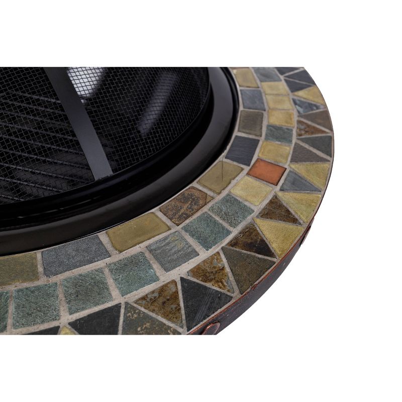 34" Juniper Slate Fire Pit - Pleasant Hearth