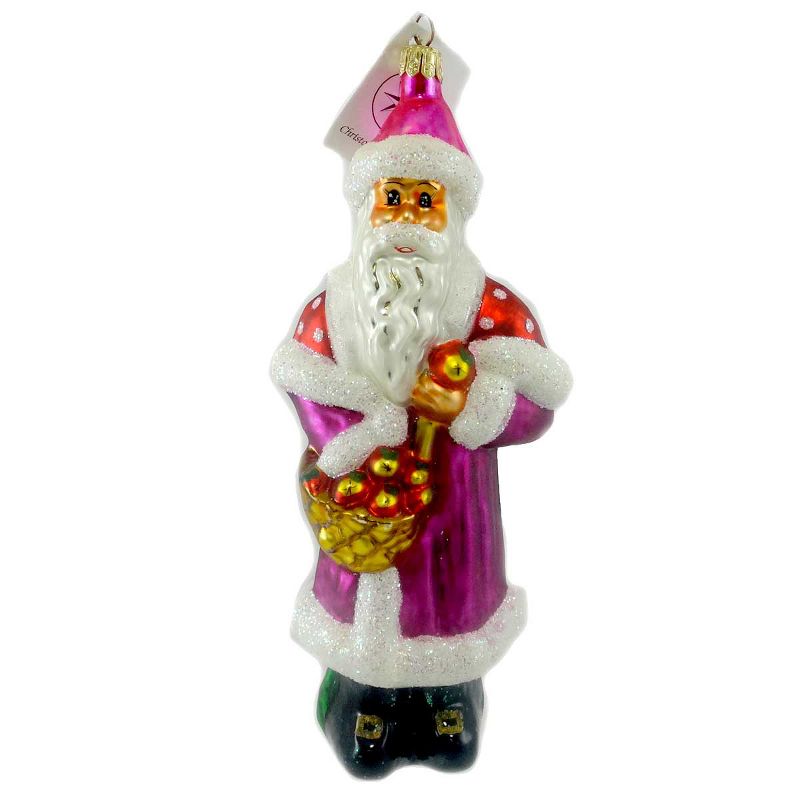 Christopher Radko Harvest Day Ornament Santa Christmas  -  Tree Ornaments