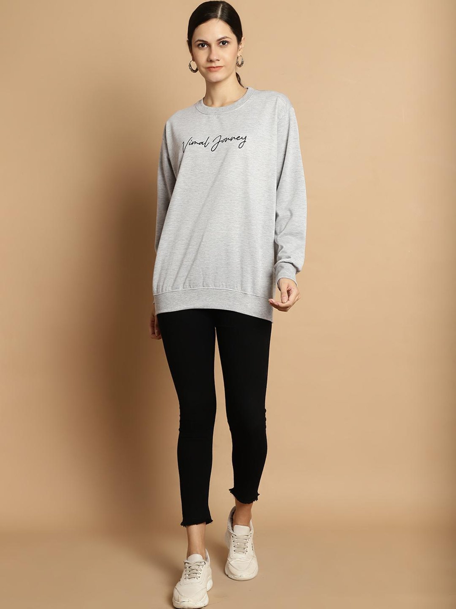 Vimal Jonney Navy & Grey Printed Sweatshirt - Pack Of 2