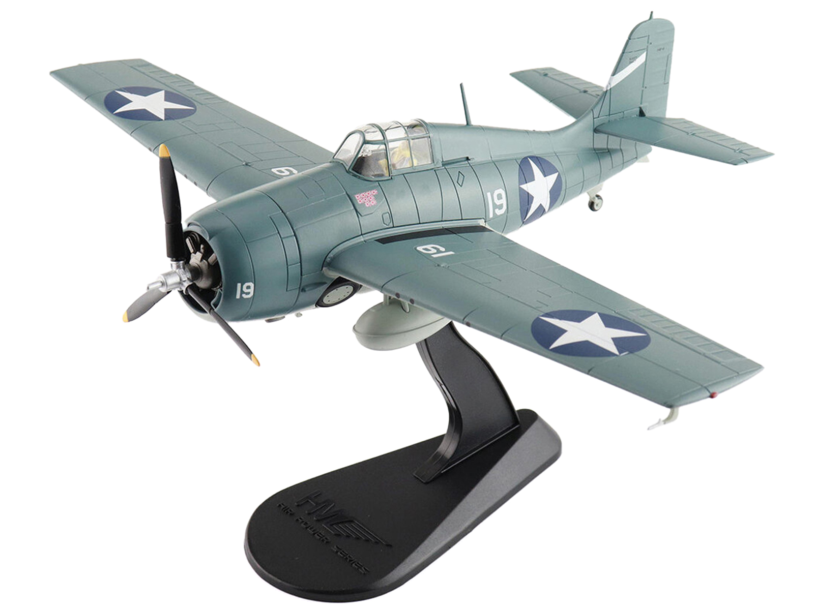Grumman F6F-5 Hellcat Fighter Aircraft "Blue Angels #2" (1946) United States Navy "Air Power Series" 1/72 Diecast Model by Hobby Master