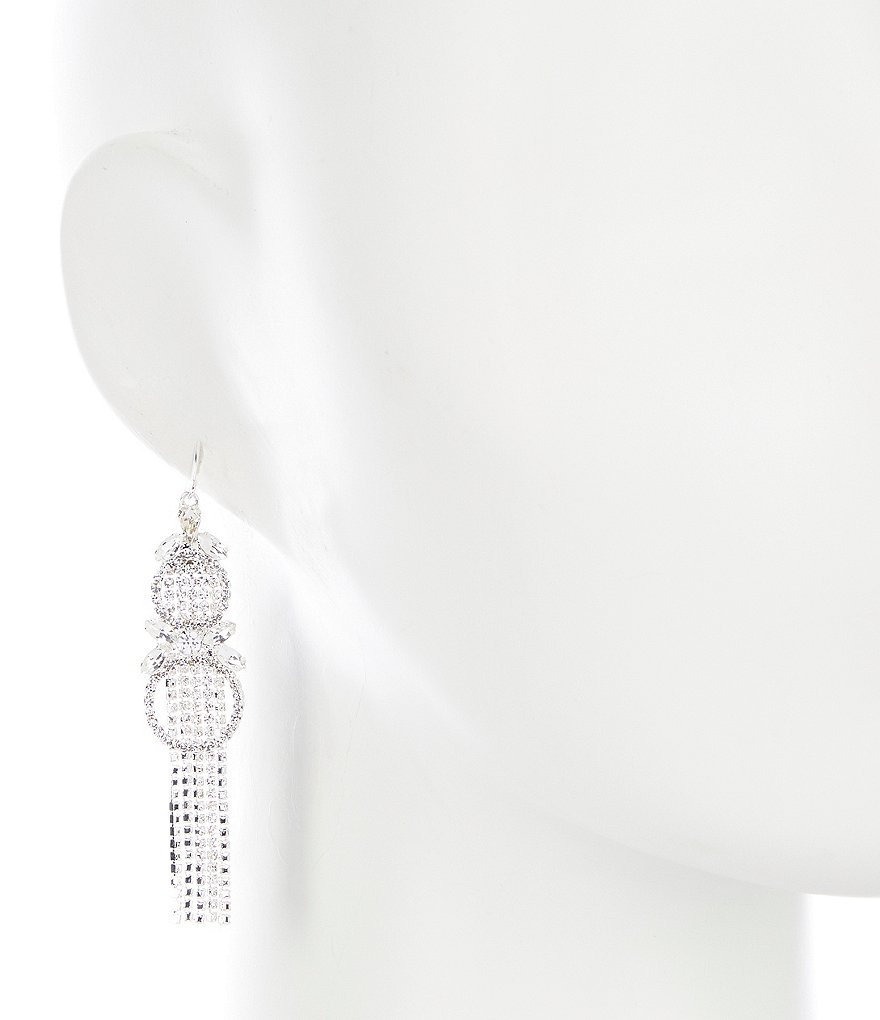 Cezanne Glitzy Rings Tassel Earrings