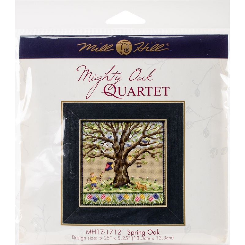 Mill Hill Counted Cross Stitch Kit 5.25"X5.25"-Spring Oak (14 Count)