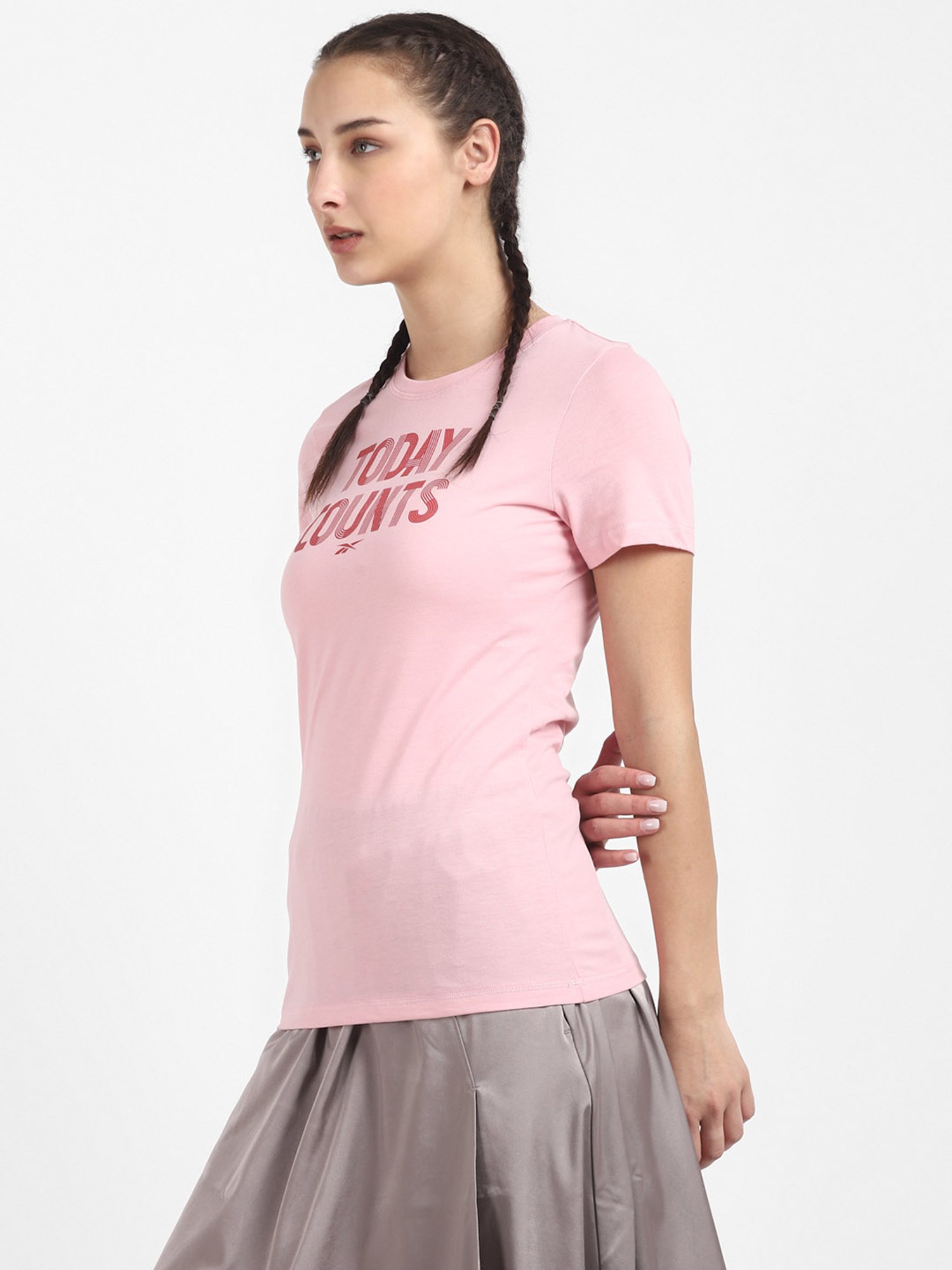 Reebok Clapnk Workout W Graphic Print Tee
