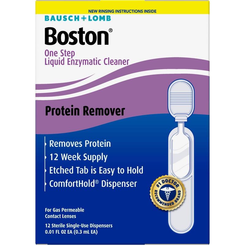 Boston One Step Liquid Enzymatic Cleaner - 12ct