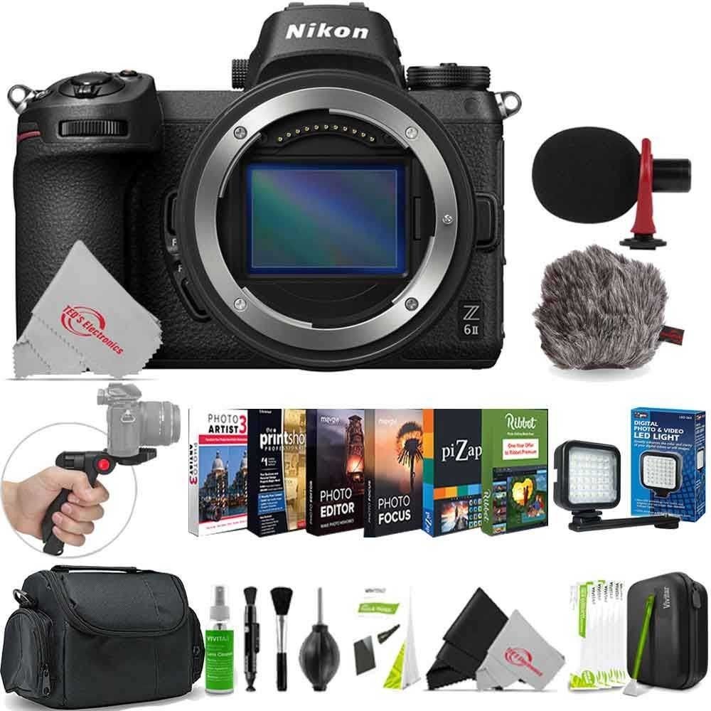 Nikon Z6 MKII FX-Format Mirrorless Digital Camera Body + Software Accessory Bundle