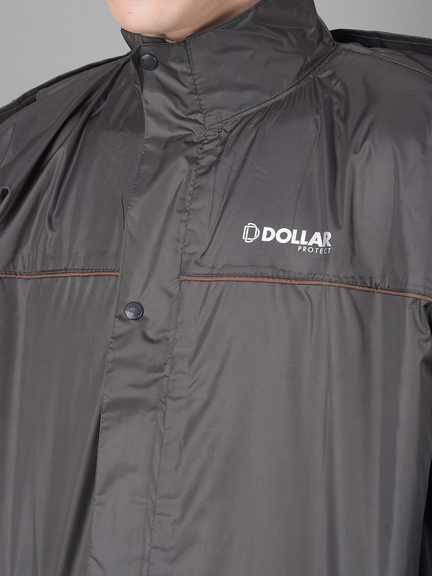 Wildcraft Red & Maroon Regular Fit Colour Block Rainwear Jacket