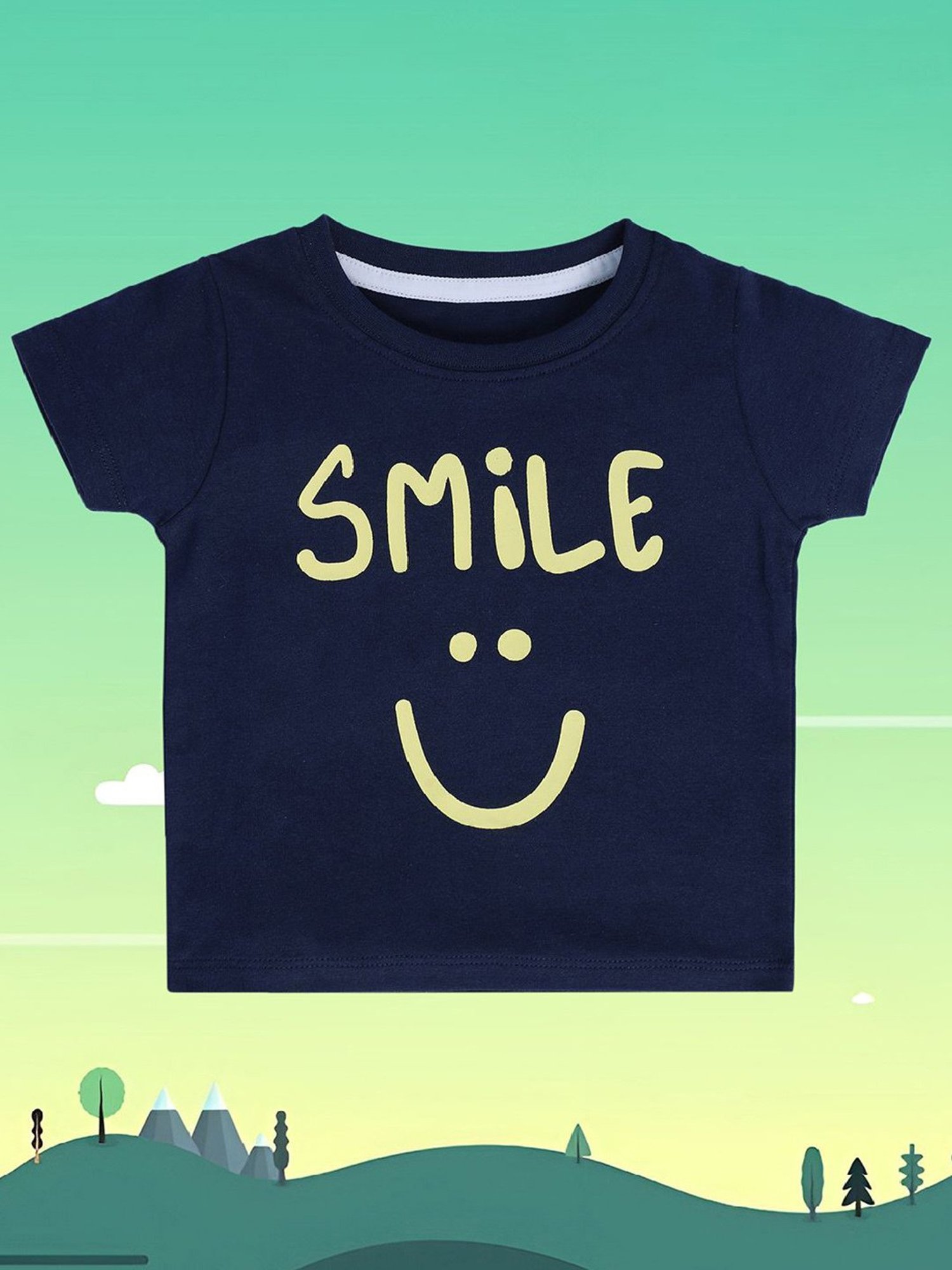 MINIKLUB Kids Navy Printed T-Shirt