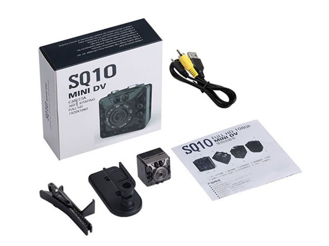 Mini DV SQ10 HD 1080P 720P Spy Voice Video Recorder Infrared Night Vision Digital Small Cam Hidden Camcorder