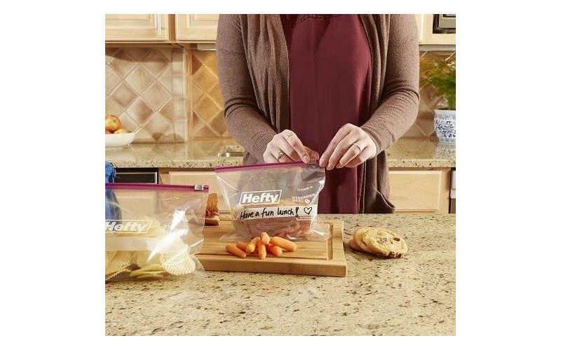 Hefty Gallon Food Storage Slider Bag - 66ct