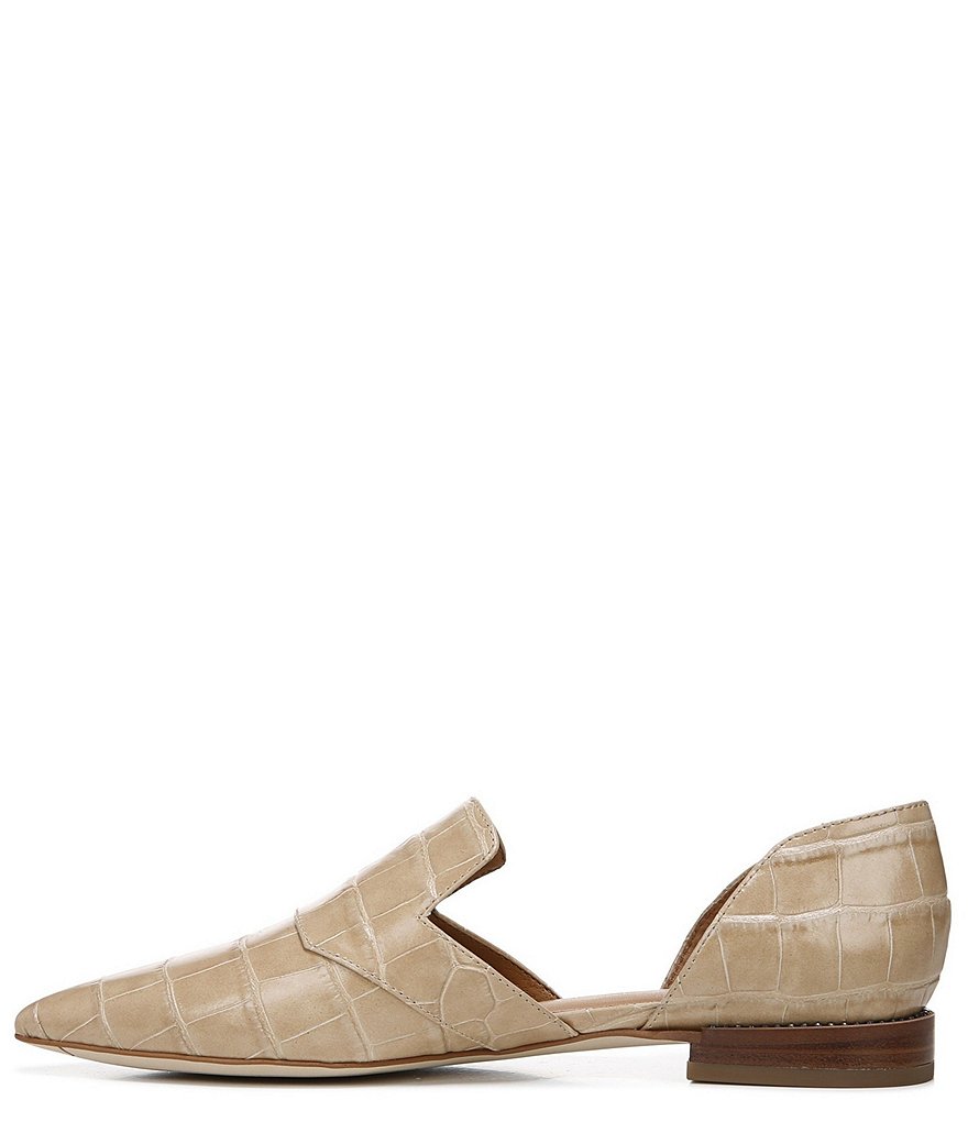 Sarto by Franco Sarto Toby Croco Print Leather d'Orsay Loafers