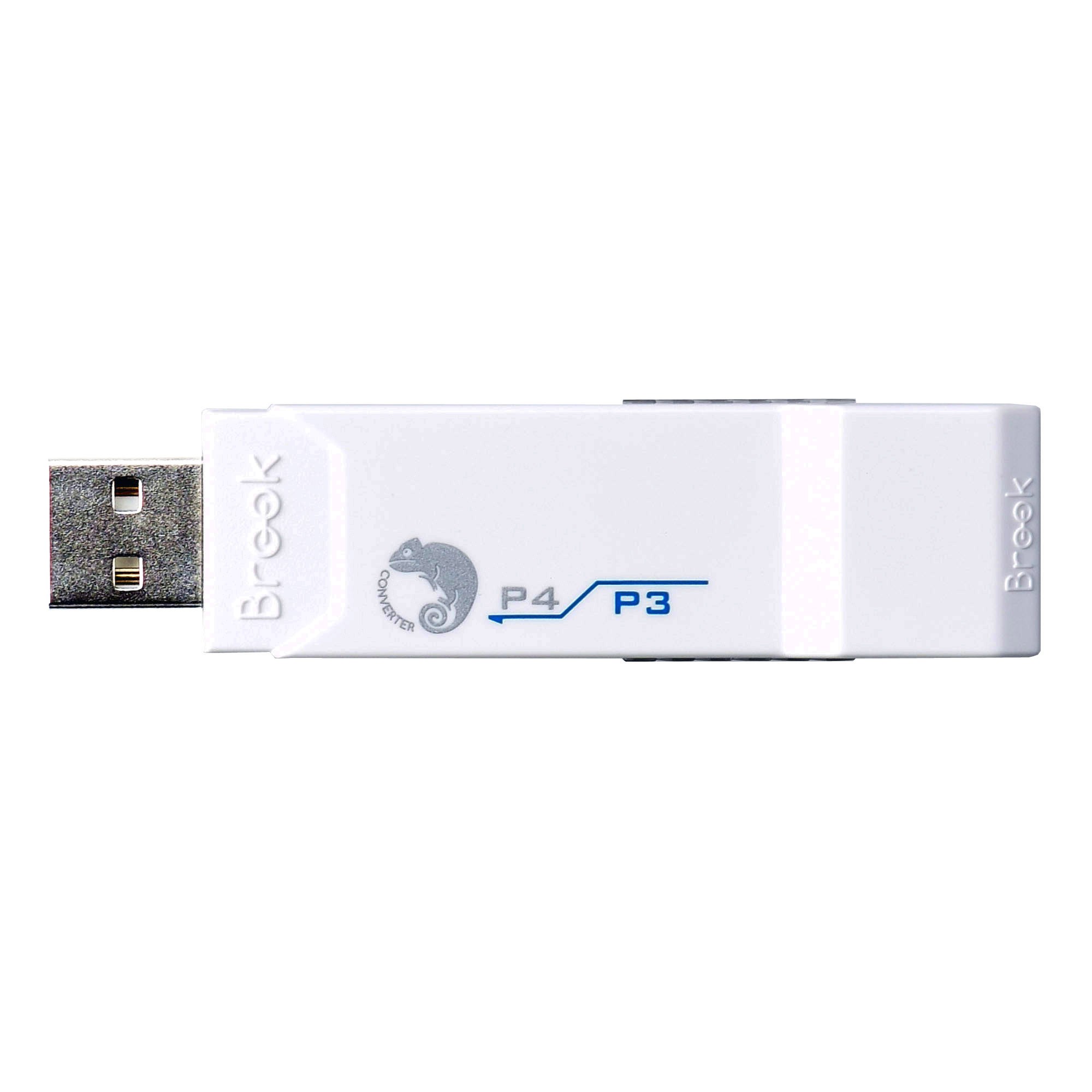 Brook Cross Plateform PS3 to PS4 Gaming Converter Controller Adapter White