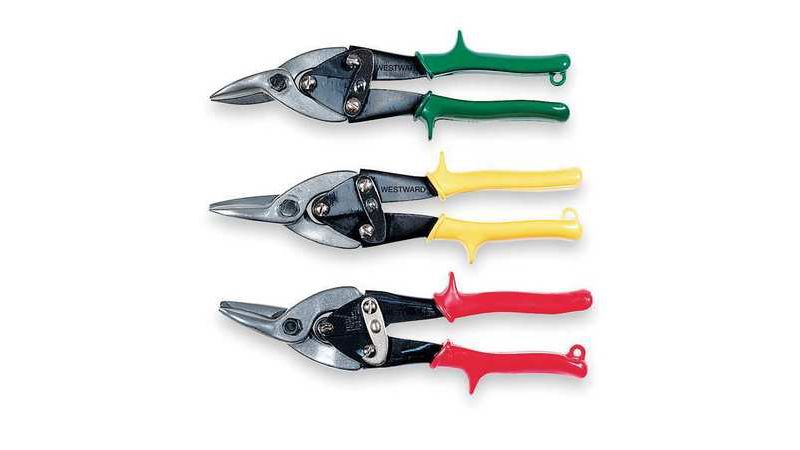 WESTWARD 4PM06 Aviation Snip Set,3 Pc