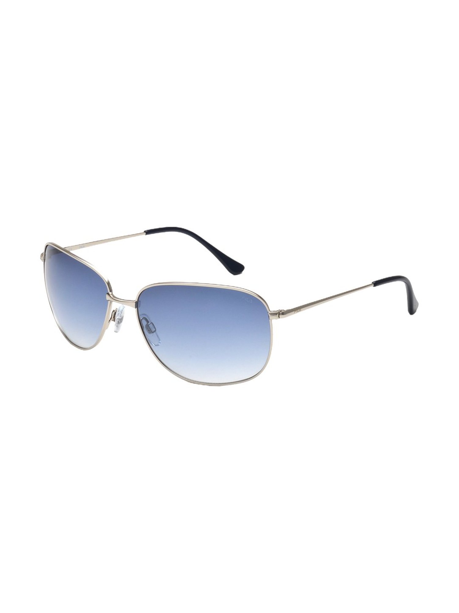 Fila Dark Blue Rectangular Sunglasses for Men
