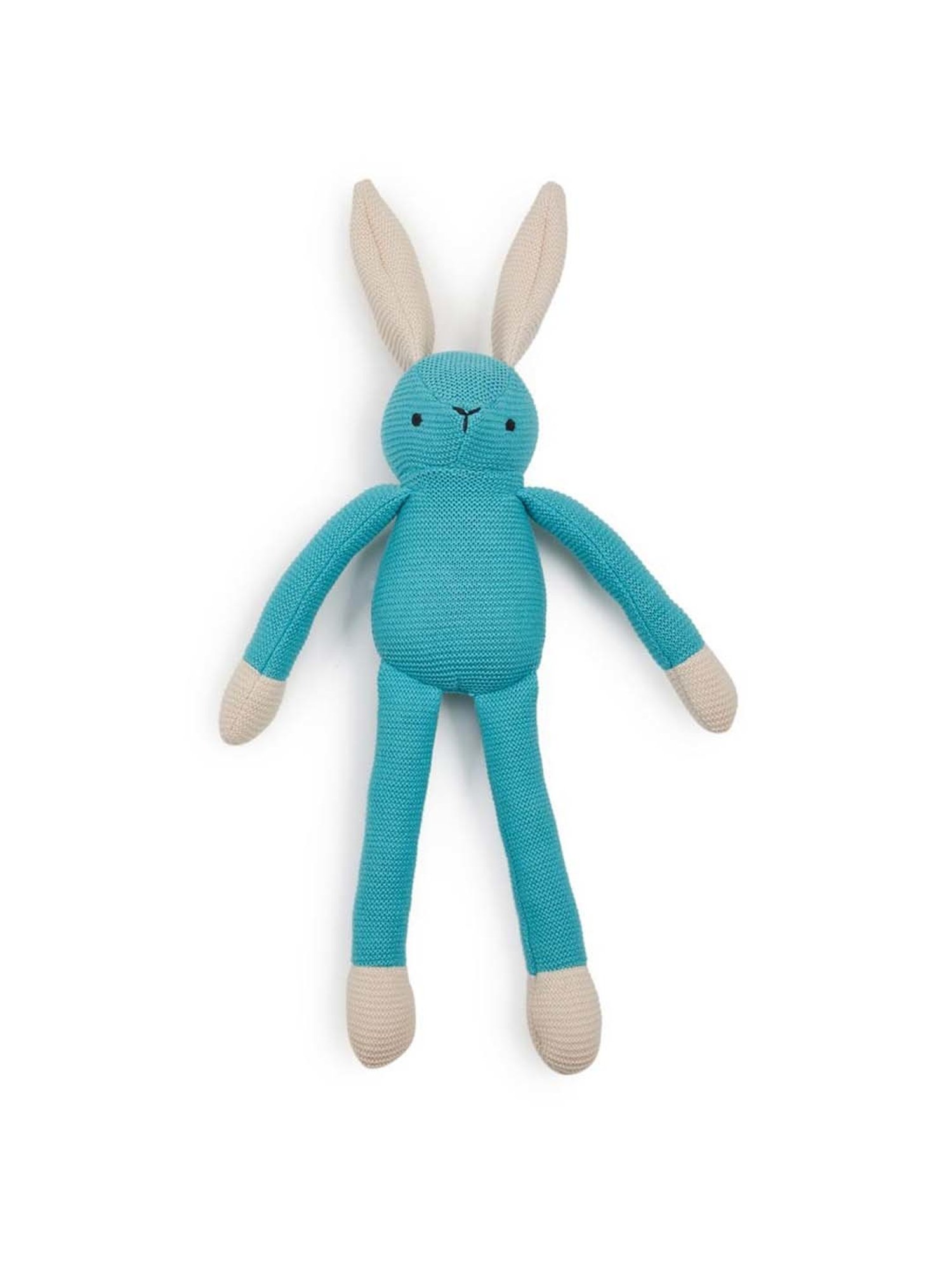 Fabindia Fabkids Blue Poly Fill Rabbit Toy
