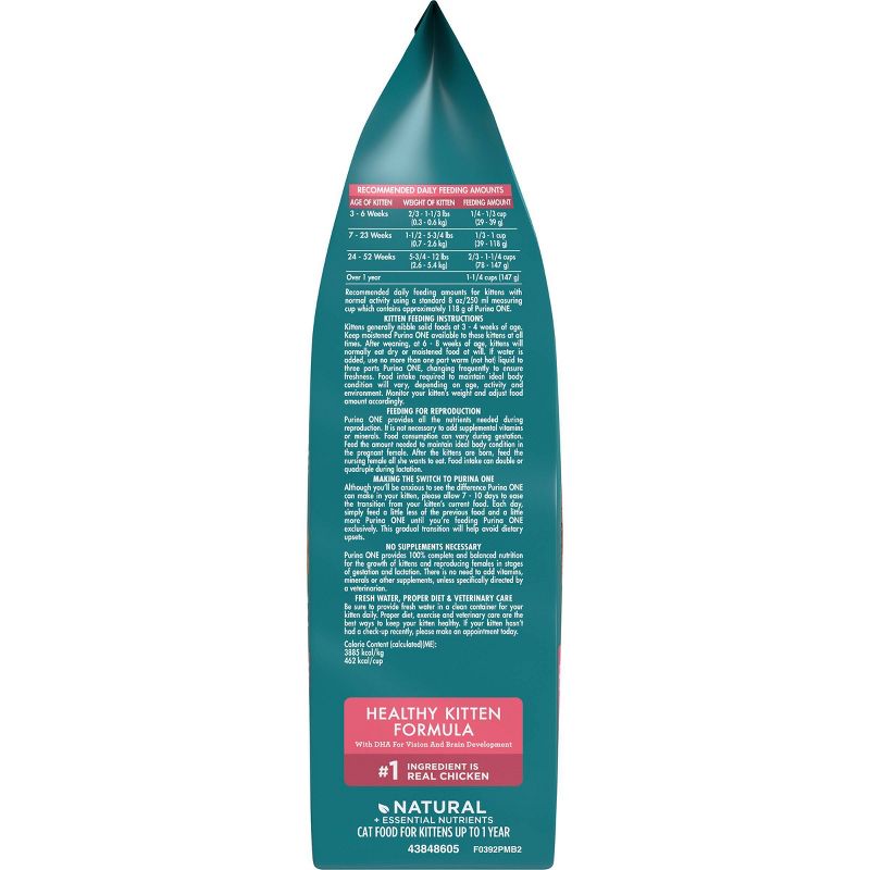 Purina ONE Healthy Kitten Formula Premium Dry Cat Food - 3.5lbs