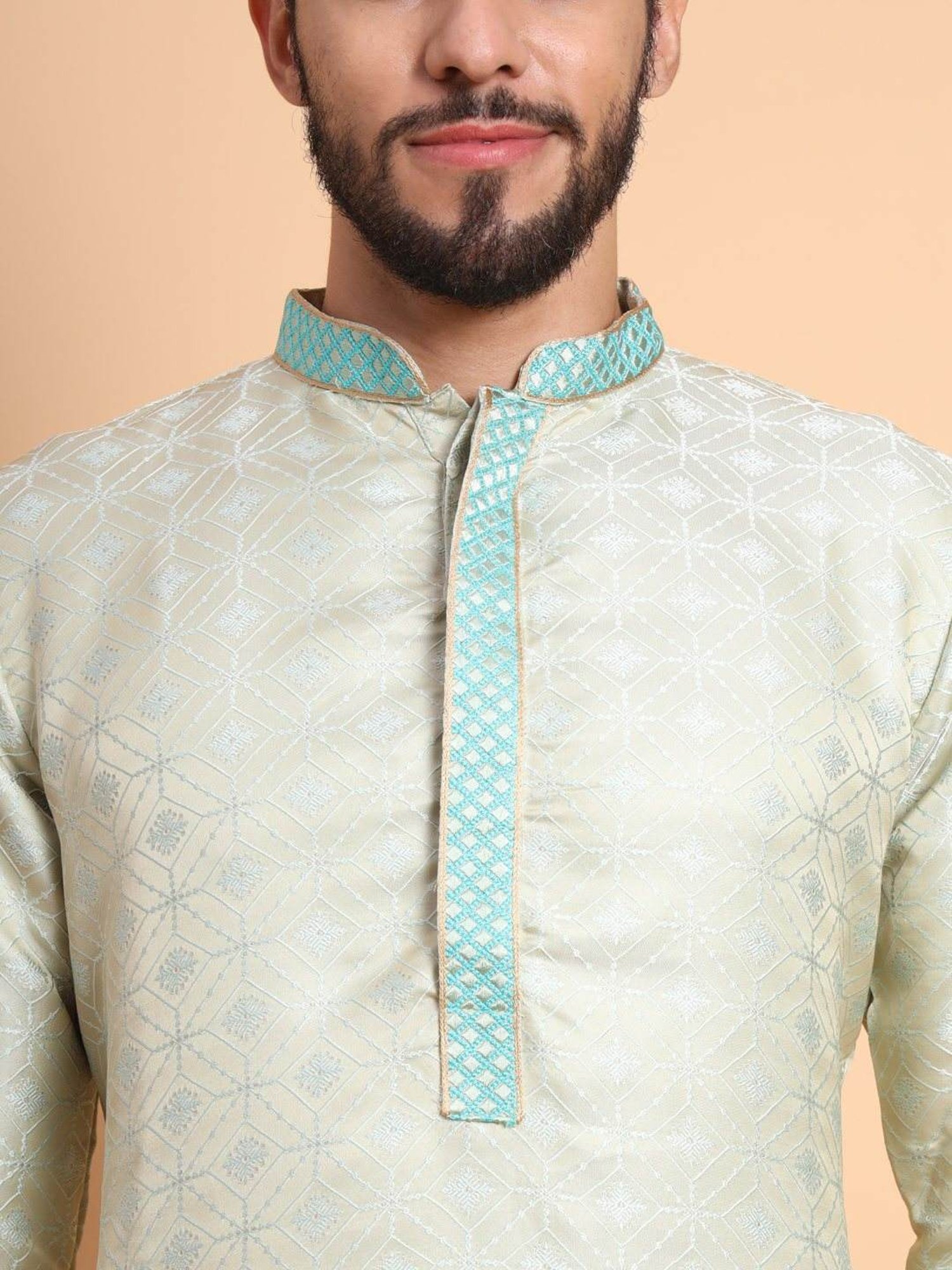 SWAGG INDIA Turquoise Regular Fit Kurta