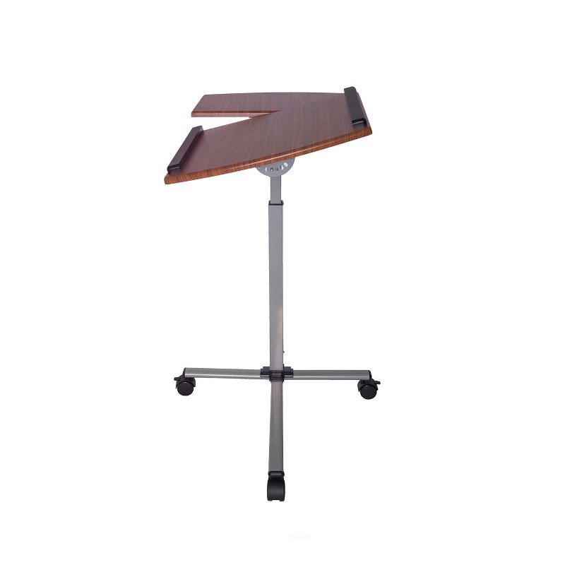 Mobile Laptop Cart Steel Mahogany - Techni Mobili