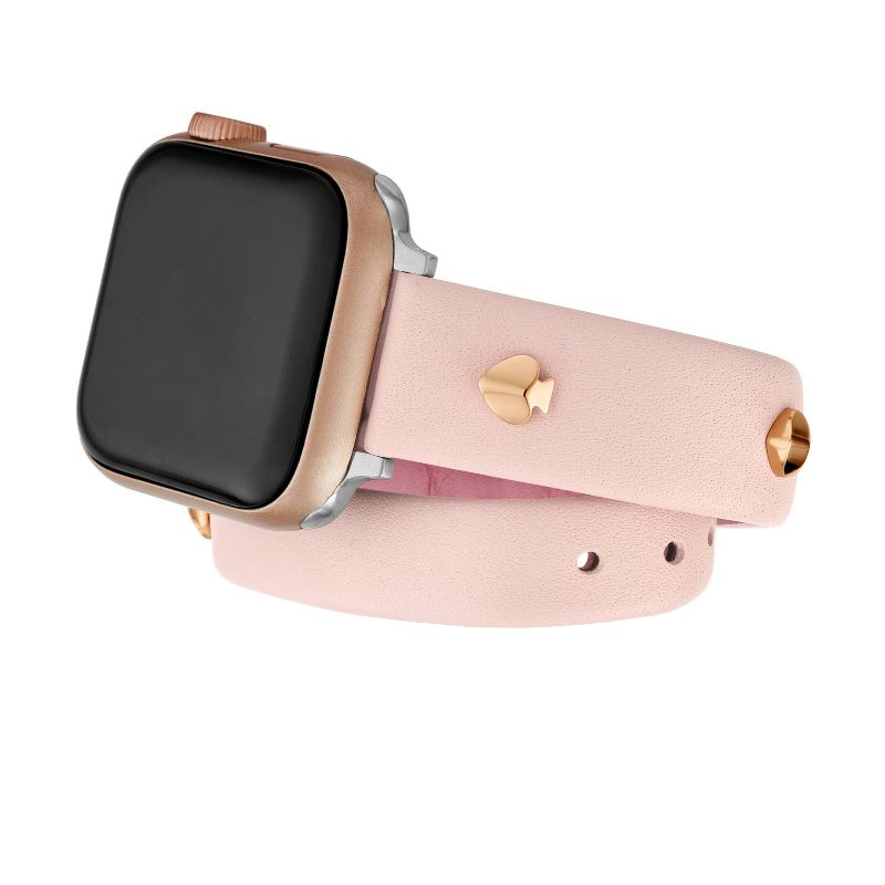 Kate Spade New York Apple Watch 38/40mm Double-Wrap Band - Blush Leather
