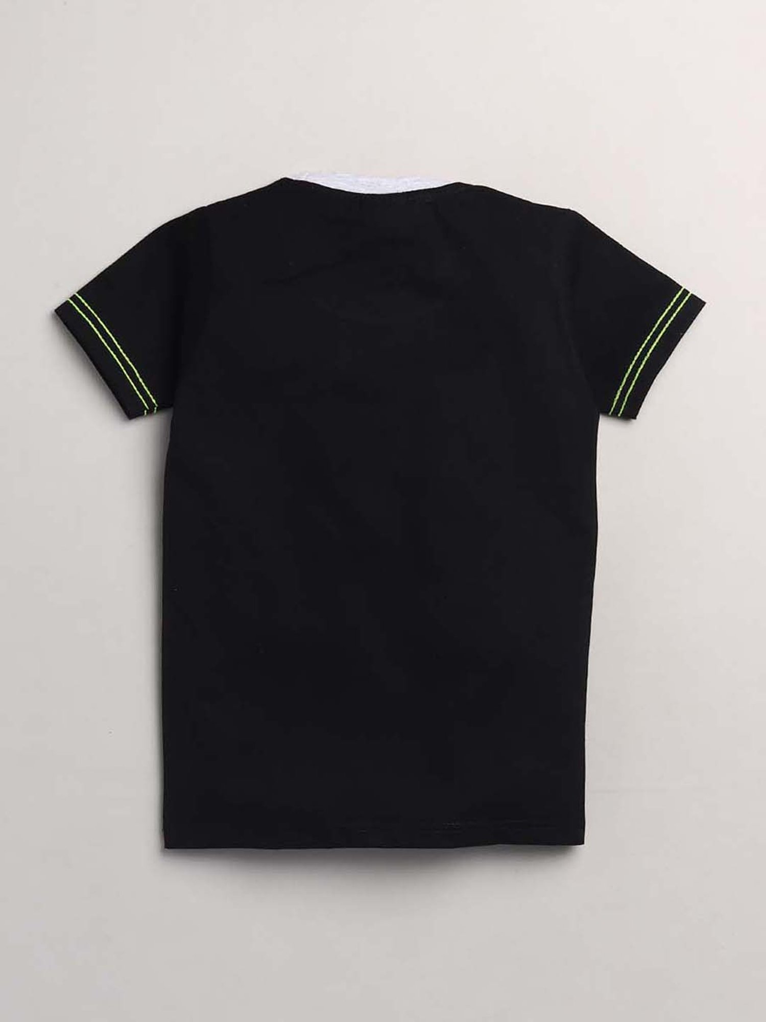 Todd N Teen Kids Black Cotton Printed T-Shirt & Joggers