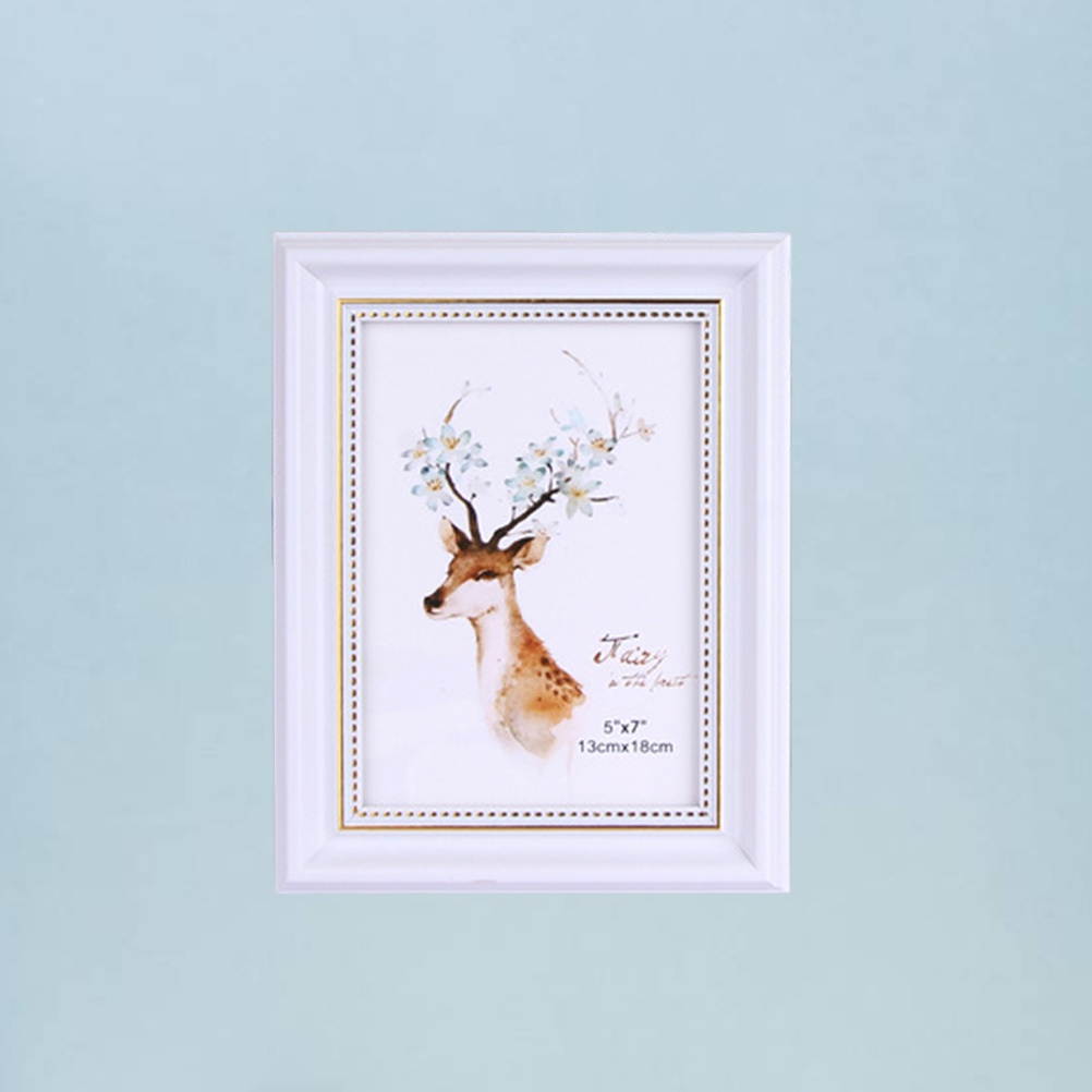 Home Decoration 7-Inches Durable Environmental Photo Frame Delicate Tabletop Picture Frame 13x18cm (Green)