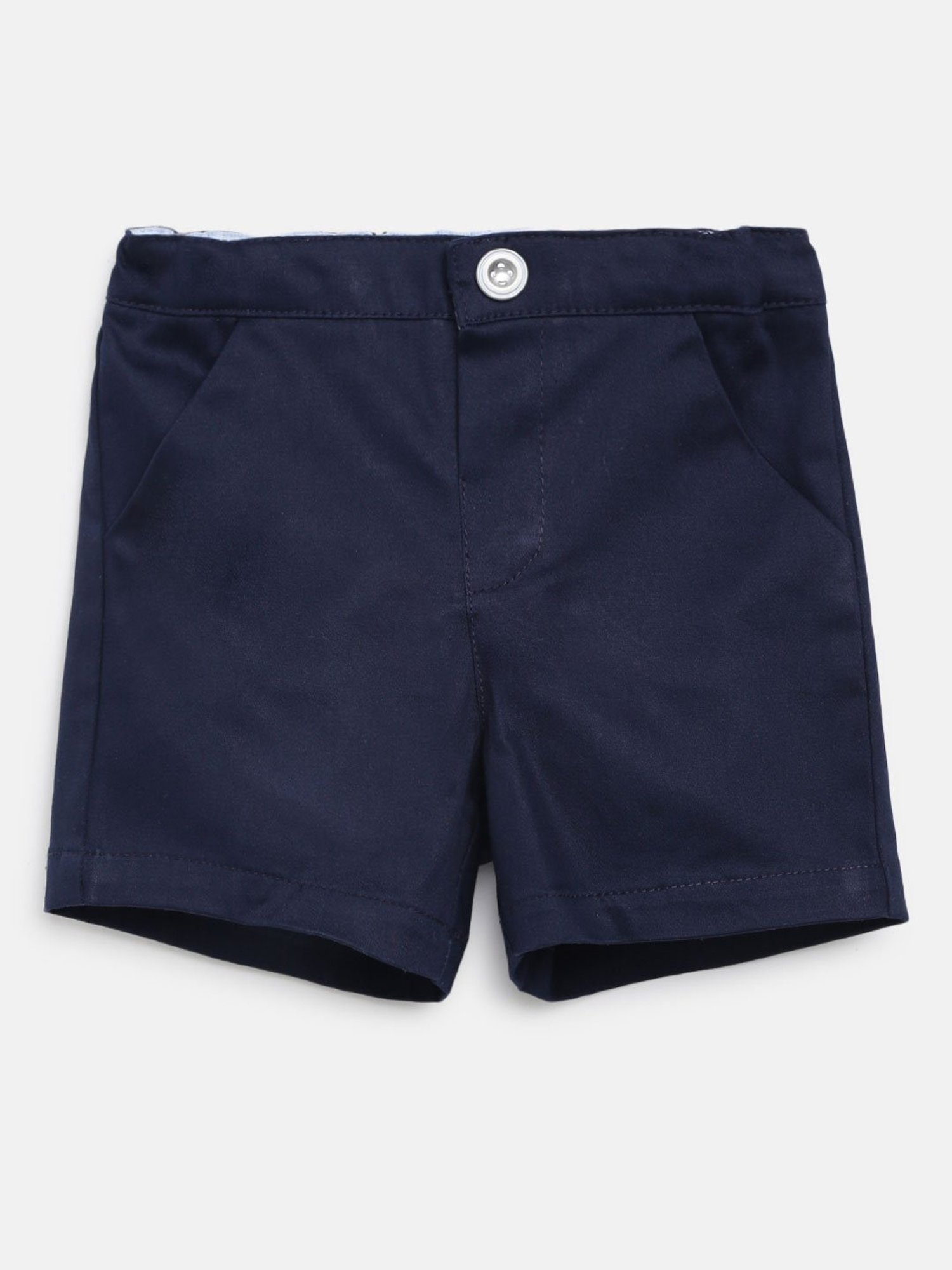 Chicco Kids Blue Solid Shirt with Shorts