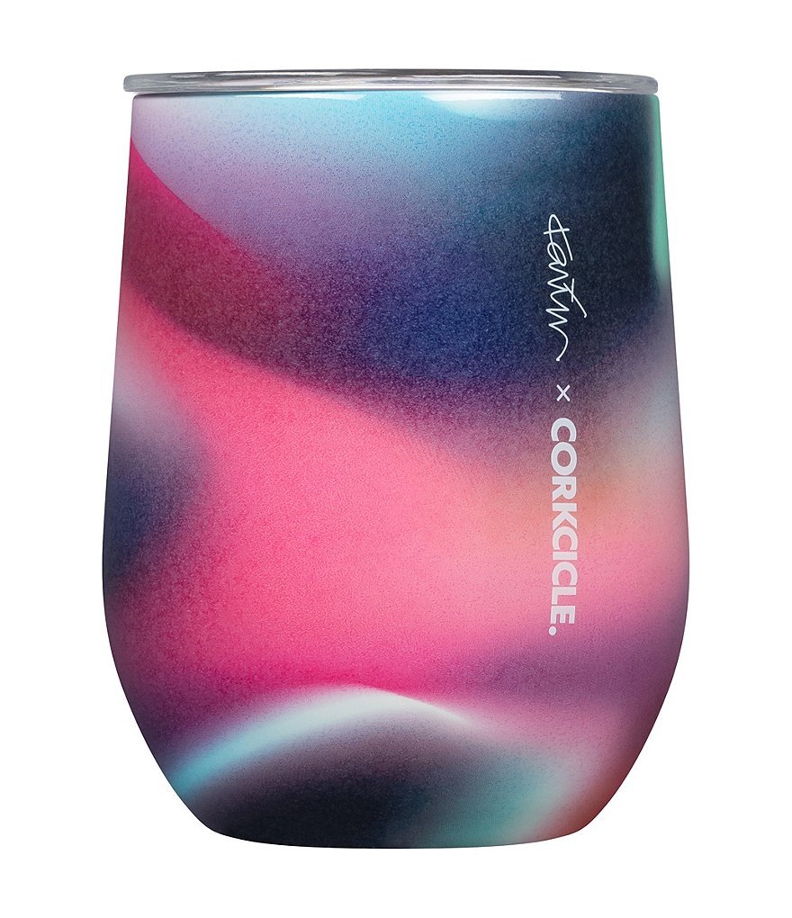 Corkcicle Stainless Steel Triple-Insulated 12-oz. Glamdisco Stemless Wine Cup